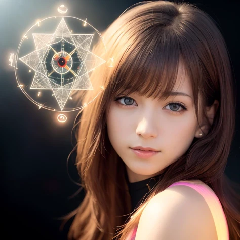 (best quality, masterpiece:1.2),ultra detailed,(photo realistic:1.4),solo,cute girl,see-through bodysuit,(colorful illumination:1.1),upper body,(summon light magic circle:1.3),luminescence_circle_background,<lora:SummonEffect_v1:0.4>,