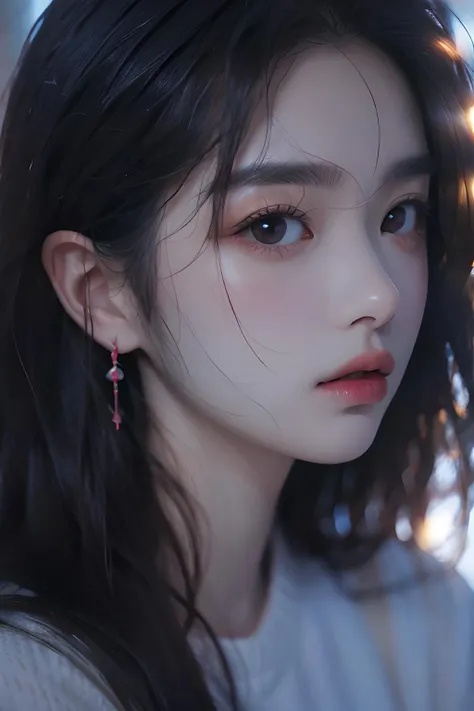 (runstyle), Draw a light on a blue, faced k-pop girl's face, (masterpiece:1.1),hi-res,4k,extremely delicate and beautiful art,pastel color,anime,beautiful detailed eyes,1 anime girl, in the style of dark Fluorescent, rose Red and blue, light bronze and indigo, lith printing, over, high contrast,Blink and miss details, Unique angle of view,
<lora:runstyle:0.8>
