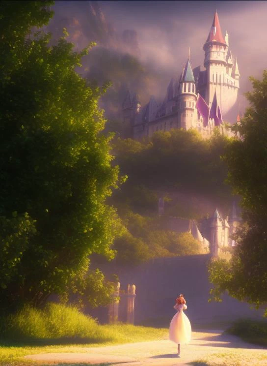 <lora:envybetterhandsLocon_alpha3:1>,disney artstyle, a princess on the run