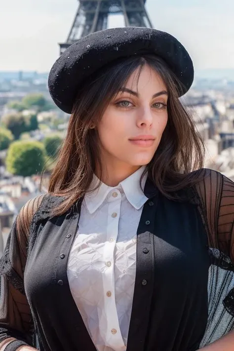 DEN_alex_pearl,
in Paris wearing a (shirt:1.3) and (beret:1.2), france, (French:1.2), Paris, Eifel tower, scenic,
bokeh, f1.4, 40mm, photorealistic, raw, 8k, textured skin, skin pores, intricate details <lora:epi_noiseoffset2:1>, epiCRealism <lora:ClothingAdjuster3:-1.2>