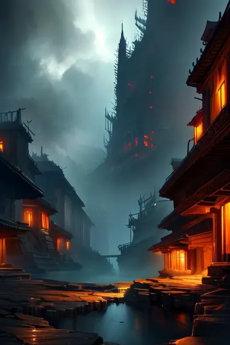 ((masterpiece)), (((best quality))), ((ultra-detailed)), (Amazing:1.1), beautiful, nature, beautiful attractive human, atmosphere polluted, dark