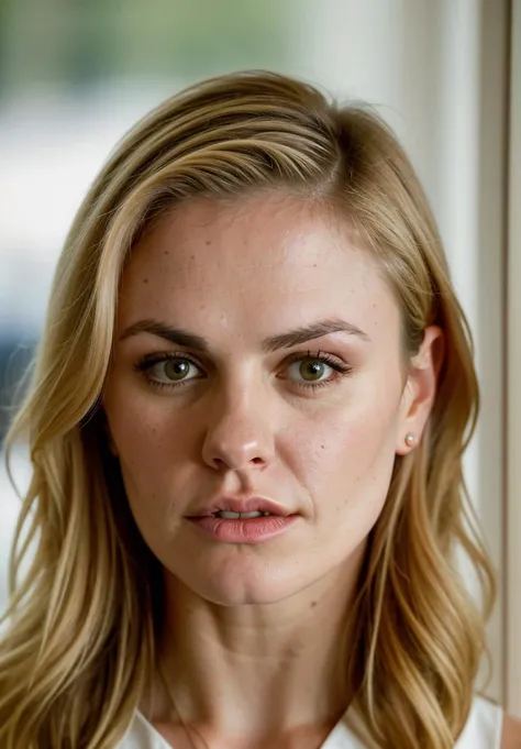 RAW close up portrait photo of annapaquin-ti, natural lighting, 8k uhd, dslr, high quality, film grain, Fujifilm XT3, by William Eggleston, Cocktail dress, casual clothing, well dressed