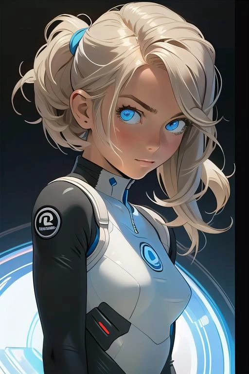 portrait, (realistic photo:1.2), masterpiece, high quality, best quality, hyper detailed, HDR, 1girl, (realism:1.1), real life, white hair, hair pony tail, looking at viewer, small breasts, blue eyes, bodysuit
dynamic pose
<lora:Style NijiexpressiveV1 v10:0.9>