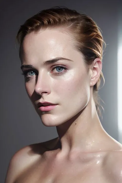 (CR-Kirst3nDunst-astragartist:0.9), (face closeup:1.0) photo of (young:1.0) woman, (oiled shiny skin:1.0), (tilted-head:1.0), (tilted-angle:1.0), undercut hair, smile,
(8k uhd:1.0), (best quality:1.0), (masterpiece:1.0), (sharp focus:1.0), (simple-grey-backdrop:1.1),