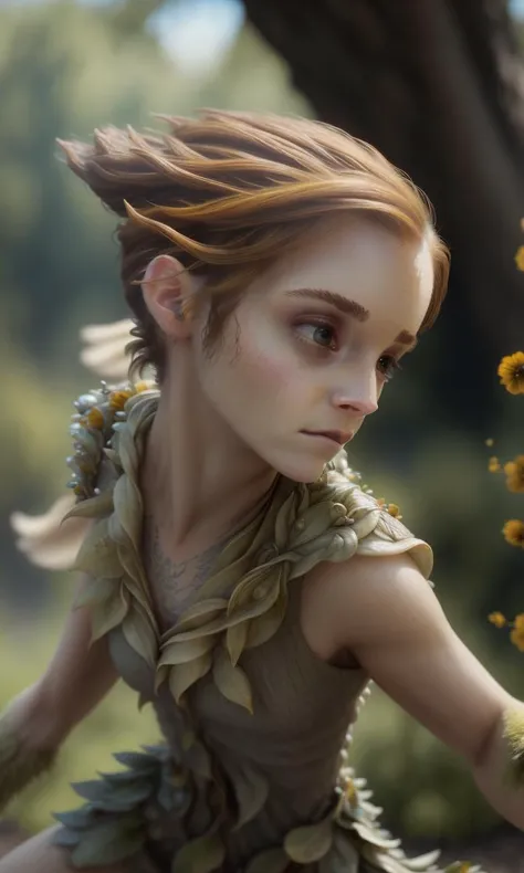 (Emma Watson:1.3) as creature, highly detailed, photorealistic, (tilt shift:1.2), <lora:CuteCreatures:0.9>