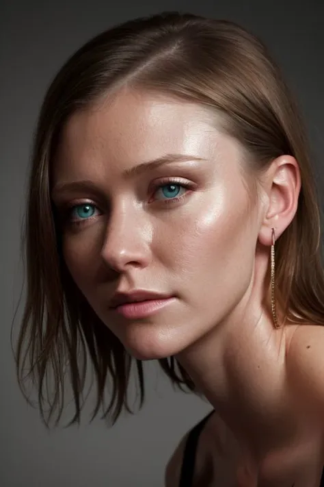 (CR-ValorieCurry_v11-JernauGurgeh:0.9), full color portrait of woman, (oiled shiny skin:1.0), closeup, (dutch angle, tilted angle:1.1), (model pose:1.1),
masterpiece, best quality, sharp focus, 8k highres, ultra-detailed, rim light, (grey background:1.0),