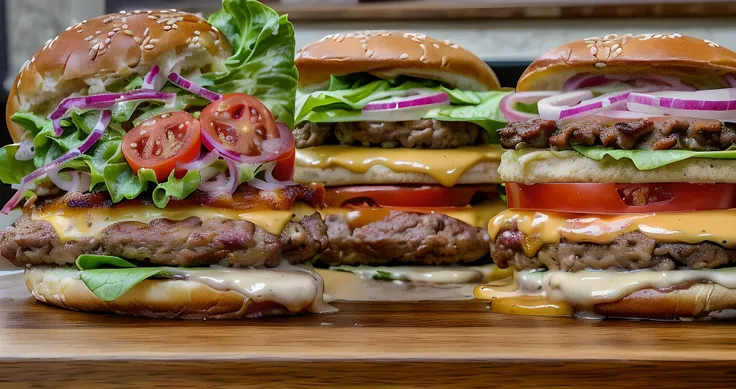 foodporn, savory, hamburger, meat, cheese, american, tomato, onion,lettuce, potato
<lora:FoodPorn_v2_:1> <lora:add_detail:1>