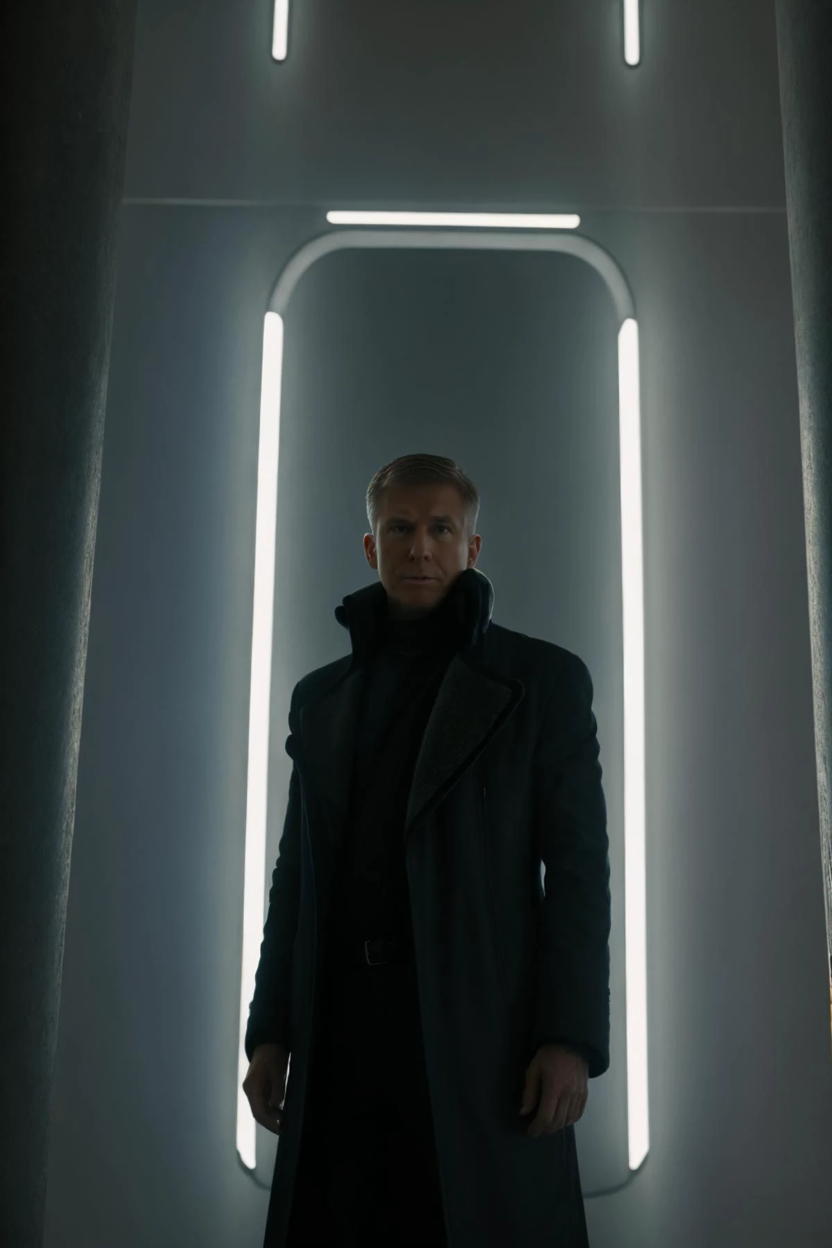 bladerunner 1man, bright lighting, looking at viewer, Presidential, dystopian, cyberpunk, wearing an expensive suit, portrait <lora:bladerunner:0.5>, (orange lighting:1), Dtrump, donald trump, perfect symmetry, detailed hair, heroic pose, massive tower with cyberpunk style lights that say "TRUMP",