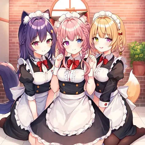 Sexy fox maids 