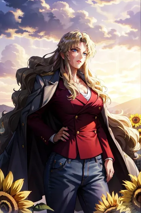 balalaika, blue eyes, blonde hair, lips, makeup, scar, lipstick, (burn scar:1.2),
<lora:balalaika:0.55>
