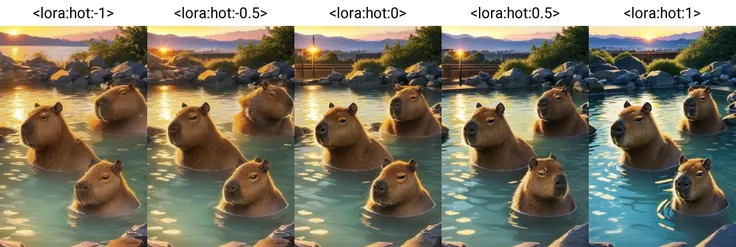 <lora:add_brightness:0.5><lora:add_detail:0.5> <lora:capi:1> 2capybara,onsen,bathing,sunset,
<lora:hot:-1>hot