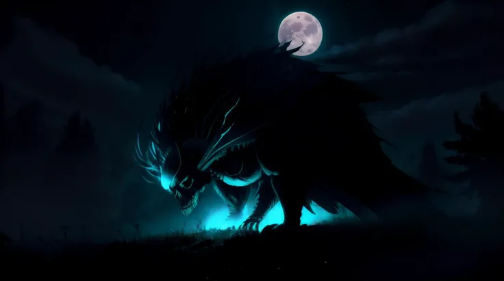 (masterpiece, best quality, fullscreen), [(full body:1.2)::0.8] portrait (photo of a fat death [creature:skeleton:0.4] inspring fear and sorrow:1.5), , <lora:EYES darkness_v100:0.7> (at night, darkness, no light:1), (wearing dark ragged Oracle Capelet:1.4), (God body shape:0.9), (Snake head:1), (Phoenix Wings:1.2), <lora:EFFECT NecromancyAI:0.3> (necromancyai:1.3), <lora:EFFECT DonMM4g1c-v2.1rb2.safetensors:0.5> (DonMM4g1c:1.1), <lora:MONSTER pmmkr2024.safetensors:0.3> (pmmkr2024:1.3), (Convection black ink clouds and the full moon in the sky), <lora:EFFECT Gloomifier_V2_TheGlow:0.4>, <lora:BACKGROUND Night.safetensors:0.3> (fantasy,night,tree,Medieval fantasy world,Moonlight at night,wilderness:1.1), , (High Key lighting:1), , (look at the viewer:1), <lora:EFFECT GlowingRunesAIv4-000005.safetensors:0.4> (GlowingRunes_red:1.2), (Full body Shot, Shallow Focus Shot, Low Angle Shot:[1.2:0.5:0.1]), <lora:LIGHT nLoRA:0.5> dark theme, <lora:QUALITY add_detail:0.3>, <lora:BACKGROUND booscapes_v2:0.1>, heavily detailed, eerie, gloomy, stygical, , (sharp focus), <lora:QUALITY ultrasharp-05:0.4> (ultrasharpdskstyle:1), <lora:BUILDING German_architecture_last:0.6>, (no humans), (embedding:VIEW_Style-DoF), tremely detailed, ultrasharp, pastel colors, extremely ornate Details, trending on artstation, ink splatters, etching, etching, digital art, Smooth gradients, High contrast, depth of field, aperture f2.8