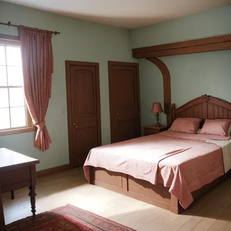<lora:medieval_last:2.5> bedroom