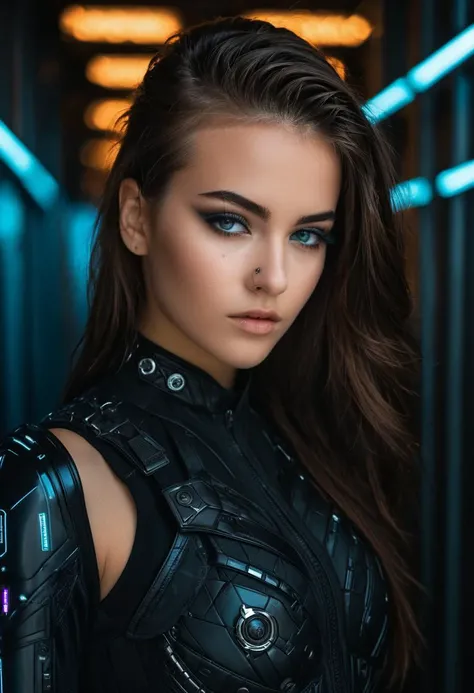 photo of top model 18 y.o, cyberpunk art, gothic art, extremely high quality RAW photograph, detailed background, intricate, Exquisite details and textures, highly detailed, ultra detailed photograph, warm lighting, 4k, sharp focus, high resolution, detailed skin, detailed eyes, 8k uhd, dslr, high quality, film grain