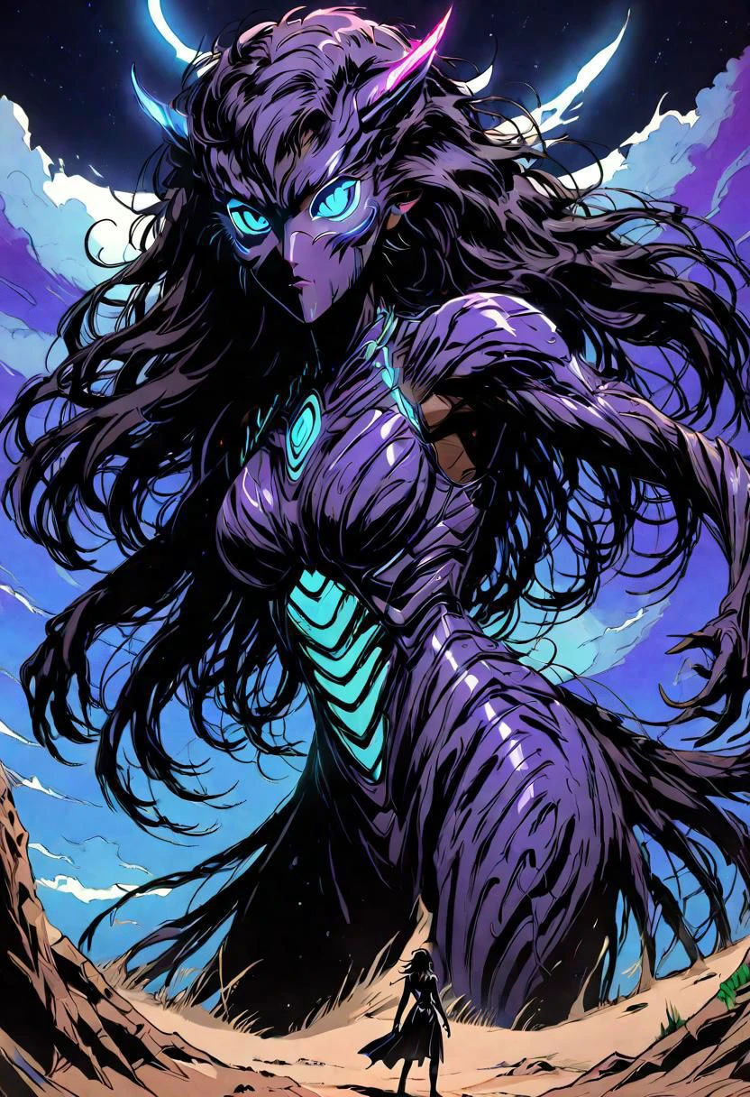 Ori and the Will of the Wisps, in dune desert near black sea and ruins of tomorrow, - glow radiance neon geometry india (Steppenwolf) Venom (Pacific rim) super-powerful woman evil blood shadow ghost Monster, close up, face focus, - (glow Ori) and Spirit Illusion Tree, - Ori and the Will of the Wisps,, (glow Ori) and Spirit Illusion Tree,