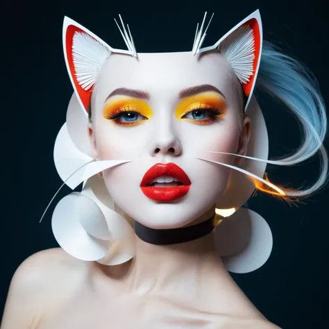 [fisheye view of soviet cat with (angry look on his face:1.1), (smoking sigarette in his mouth:1.4), expression eyes:1girl,starship,fear,a tense expression,abstract,surrealistic:10]
BREAK
[Neo-Rococo, Retro-themed objects with a vintage twist, (Old-school cool:1.3), (Classic lines:1.2), (Nostalgic charm:1.2):stunning beauty, night, abstract minimalism , NSFW, softy skin, fluffy:13]
BREAK
paper, stylish, beauty, geometry, white, blue, scarlet, yellow, gradient, fire,, <lora:xl_more_art-full_v1:0.3>