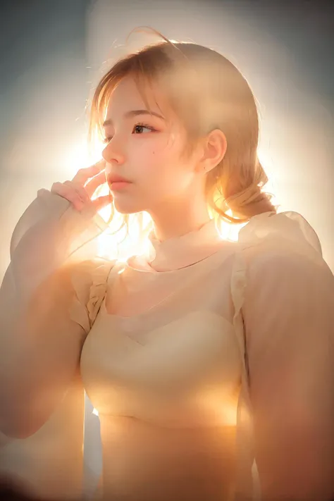 (extreme close up:1.8), (face focus:1.8),(Style of ???? ???:1.5),
(1girl surrounded by (soft_light, backlighting:1.8):1.5),(transparent skin:1.8),(lighting),delicate elegance, captivating beauty, tender poise, enchanting gaze,(flowing fabric:1.3), <lora:backlighting:0.3>
(masterpiece), realistic, HDR, highly detailed, 8k, raw photo,
((side face:2)),ambient occlusion, (vivid illumination),serene atmosphere, natural setting, harmonious composition, warm tones, fine art photography,