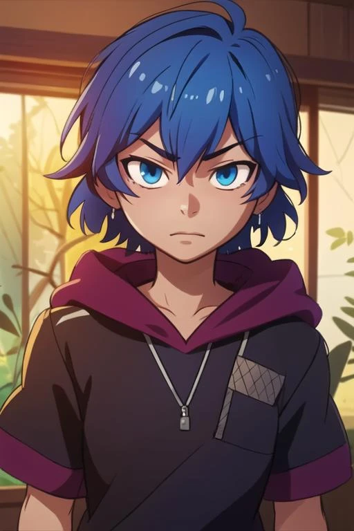 masterpiece, best quality, sketch, 1boy, solo, male focus, looking at viewer, upper body, depth of field, <lora:ayato_kirishima:0.72>, ayato_kirishima, blue hair, blue eyes, , grimdark, HD