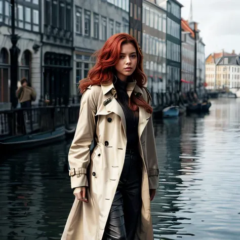 (Copenhagen canal walk, SFW, full-length trench coat, high-neck blouse, wide-leg trousers, enjoying the waterfront, noon:1.35) Instagram_Influencer_77_By_Stable_Yogi
Faceshot_By_stable_yogi
<lora:Detail Blaster By Stable Yogi:0.5>
(center_parted_long_wavy_red_hair)