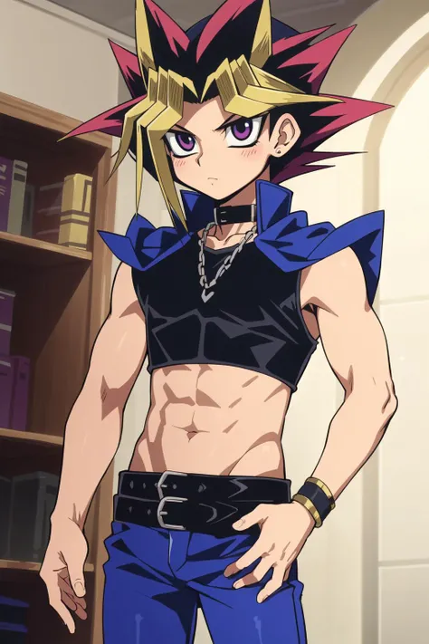 (masterpiece, best quality), intricate details,
1boy, <lora:ATEM_20230602104434:0.8> ATEM, blue pants, manly, muscular,
