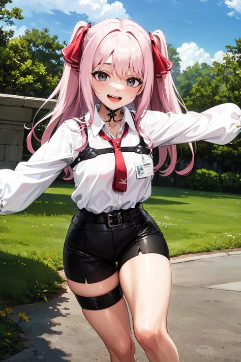 Long hair anime girl sitting in the park,Wearing red stockings, Anime manga girl, , Anime barbie wearing white bikini, surreal school girl, surreal school girl, smooth anime cg art, Anime girl squats, Silent,Squatting anime beauty, A white bikini,Detailed pubic hair.silenced,gag、Spreader _ports、skin indentation、BDSM,bondage outfbarressed:1.21),