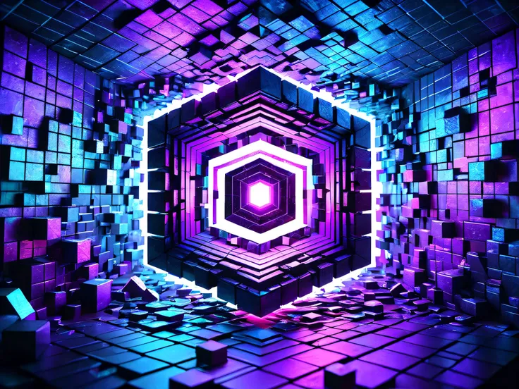 3d Wallpaper
Cube Art
Dark background
Cube 3d background, <lora:ral-3dcubes:0.5> <lora:detailed_notrigger:1> <lora:glowart_v2:0.3>, ral-3dcubes, a dark room with a large rock in the middle, beeple and mike winkelmann, dark fractal background, solid dark background, purple and black color palate, prism, from a 2 0 1 9 sci fi 8 k , geometric backdrop; led, tunnel, fractured, anamorphic, tempest, cgsociety )