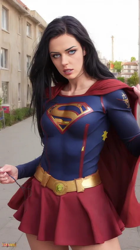 ((best quality)), ((masterpiece)), ((realistic)), (detailed), photo, medium shot, sexy ClaudiaFerrariQuiron woman cosplay (the supergirl), toned body, high quality , sharp focus, (highly detailed face), hdr,
<lora:quiron_ClaudiaFerrari:1>