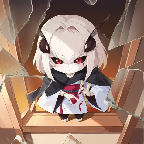 window,
BREAK
score_9, score_8_up,score_7_up, source_furry, source, anime, <lora:style_onmyoji_ponyXL:0.8> border, chibi,
BREAK
<lora:mashiro:0.8> mashiro outside window, white hair, medium hair, red eyes, black sclera, 4 arms, 3 fingers, joints, white kimono, wide sleeves, obi, red sash, pelvic curtain, side slit, black cloak, open cloak, white scales, white skin, broken glass, reflection, upper body, <lora:BreakingGlassXLPDCAME:0.95>, IncrsXLBrknGls, striking,
BREAK
wall, indoors,, score_9, score_8_up,score_7_up, source_furry, source_ anime,