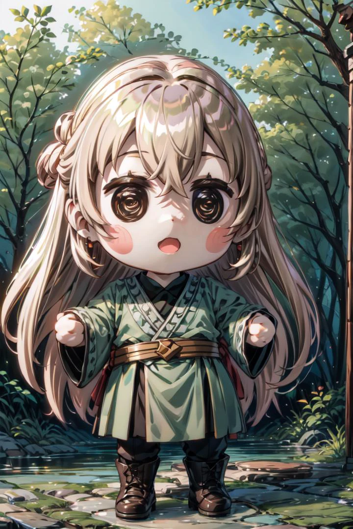 masterpiece, best quality, absurdres, <lora:style_beegsmol:0.8> chibi, <lora:ShenTafeiV2:0.8>