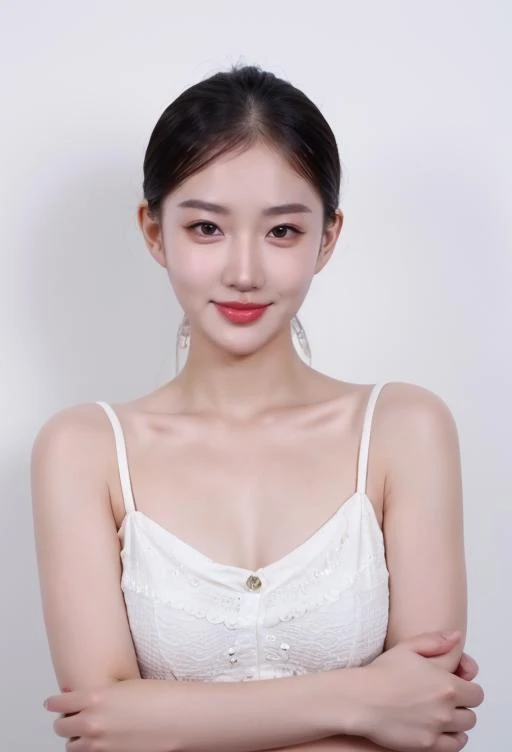 (realistic、masterpiece、Best Quality、8K、highres、white background, high resolution:1.3)、1 chubby girl:1.3)、 smile, ((((very very gigantic sagging breasts:1.3))))、looking at viewers, black lace bikini、pale white skin、very blond hair ,very pale skin, extremely pale blonde hair, ivory pale skin, very white skin, pale skin, very pale white skin, very pale white skin,white skin and pale porcelain, white and pale skin, fair and pale skin!!, long blonde hair, looking at viewers、super fine face and eyes、long blonde hair、 ((full breasts:1.3)), indoor、 upper body、