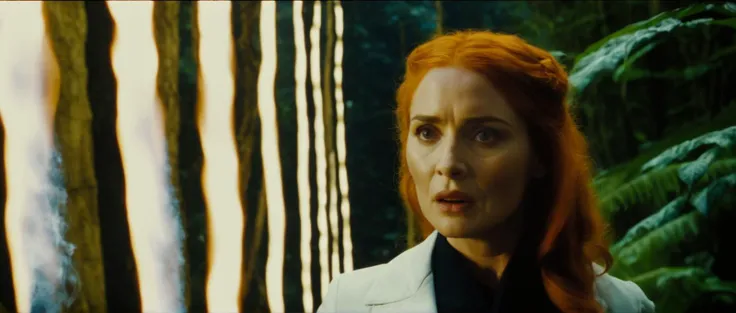 <lora:add-detail-xl:1.5> <lora:MovieStillXLV7:1> movie still of a desperate woman walking throught the rainforest, (scared:1.2), close-up, (horror \(theme\):1.3), film grain, dark shadows, dramatic lighting