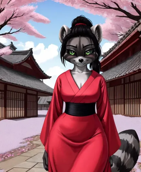 8K, ((masterpiece)), ((stunning artwork)), (carefully drawn), (highly detailed), uploaded to e621.net, solo, fox, female, short woman, slender, young, teen, young woman, orange fur, white markings, dark red hair, long hair, green eyes, perfect eyes, (four breasts:1.4), (quadboob:1.2), top breasts are larger, huge breasts, (nipple outline:0.9), furry body, (huge breasts:1.1), heavy breasts, nipple outline, highly detailed eyes, cleavage, large areolae, shrine maiden, japanese clothes, detached sleeves, hakama, white stockings, Masterpiece, best quality, absurd res, highly detailed, cleanly drawn eyes, park environment, japanese shrine, cute smile, standing upright, casual posture, barefoot, standing upright, digitgrade, four toes, by darkgem, by duase, by boosterpang, by meesh