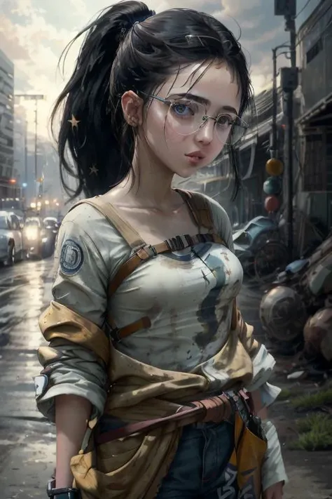 a profesional picture of 1 girl, young girl,small breasts,astetic beauty, <lora:MamaDS:0.69> MamaDS, 1girl, black hair, glasses, ponytail, mamads on sunset , __Atr/sx_lora__ , focused realistic ,perfect quality,best quality,ultrasharp,ultradetailed,perfect quality,masterpiece,intricated details, full body shot <lora:add_detail:0.4> hotify, <hypernet:sxzBloom_sxzBloom:0.4> ,