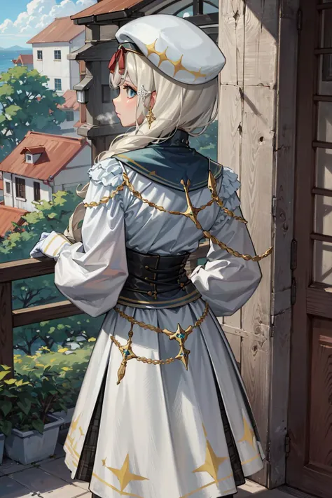 masterpiece, best quality, 1girl, AiaAmare, Default, <lora:AiaAmare:1>, from behind, back