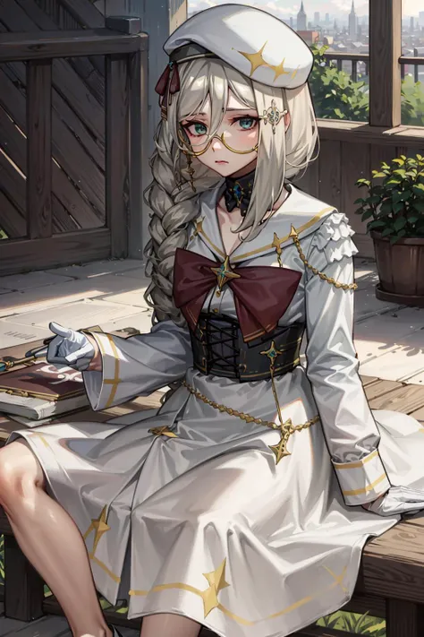 masterpiece, best quality, 1girl, AiaAmare, Default, <lora:AiaAmare:1>, sitting