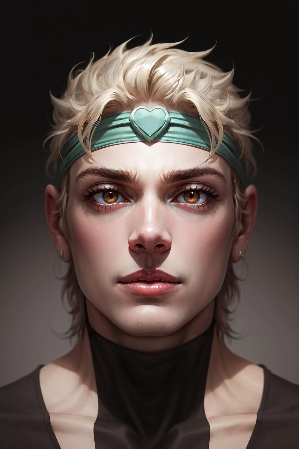 Highly detailed, High Quality, Masterpiece, beautiful, FIFront, <lora:Headviews:0.7>, 1boy, solo, dio, jacket, headband, <lora:Char_Sigmas_Dio:0.9>