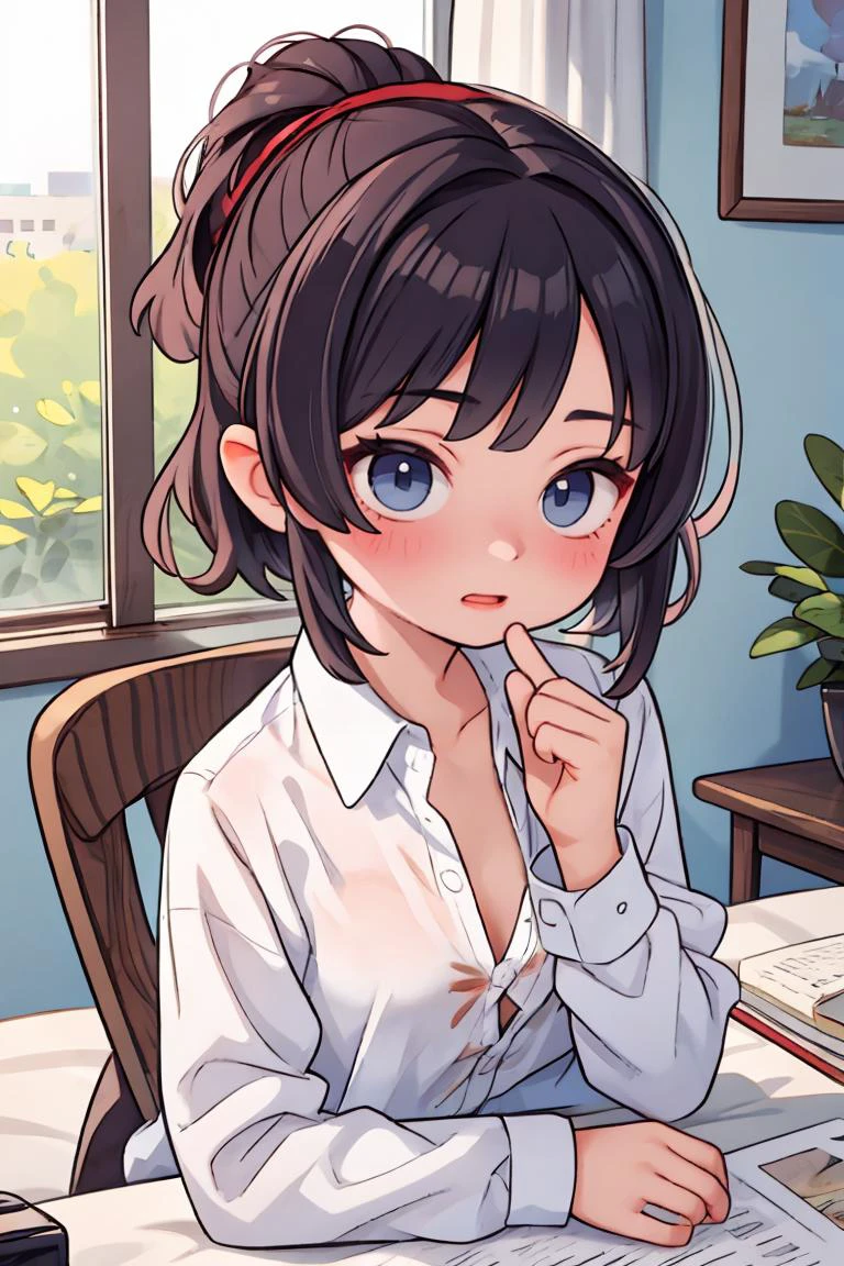 (masterpiece, best quality), 1girl, beautiful face, <lora:naked_shirt_v1.0:1> naked_shirt