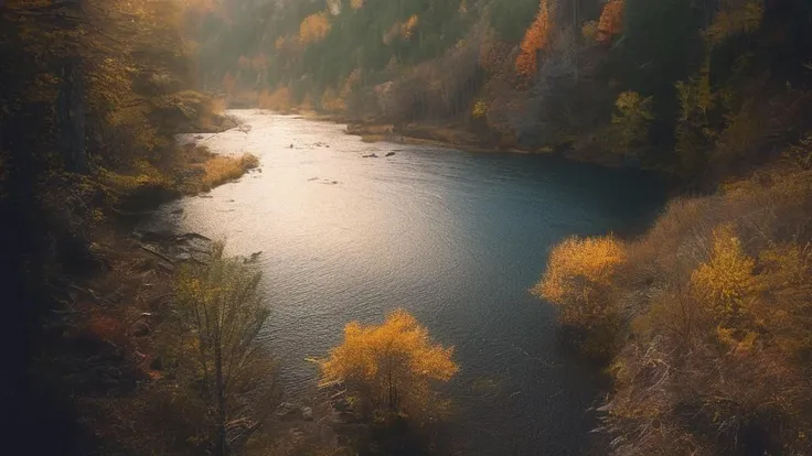 sky,lake,mountain,tree,ground,lake+++,HDR 4K, landscape Photography, natural soft colors,best quality, atmospheric scene