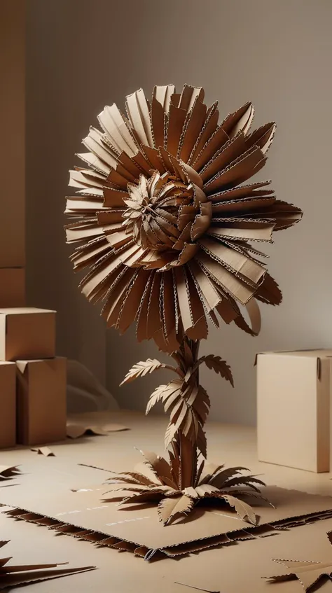 <lora:CardboardStyle:1> CardboardStyle flower, simple, basic, corrugated, cardboard, texture, crafts, (Masterpiece:1.3) (best quality:1.2) (high quality:1.1)