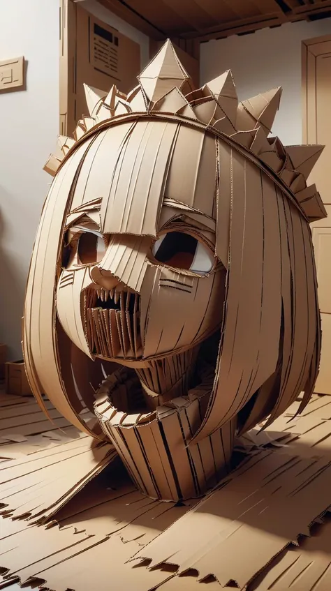 <lora:CardboardStyle:1> CardboardStyle crowning achievement, simple, basic, corrugated, cardboard, texture, crafts, (Masterpiece:1.3) (best quality:1.2) (high quality:1.1)