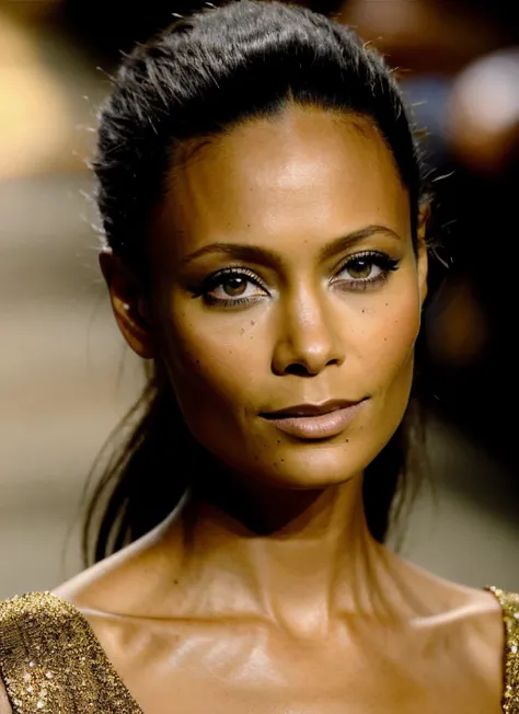 from westworld <lora:westworld_offset:1>, photo of a gorgeous black woman, dark-skinned goddess