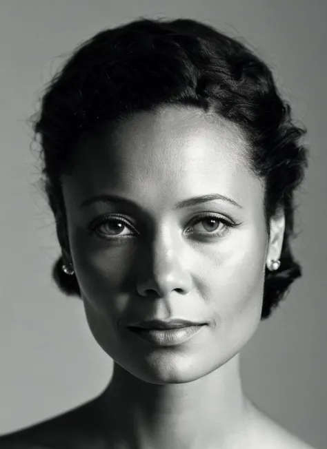 analog style, modelshoot style, A 1930s professional photograph of sks woman, ((detailed face)), (High Detail), Sharp, 8k, ((bokeh)), <lora:locon_thandie_v1_from_v1_64_32:1.3>