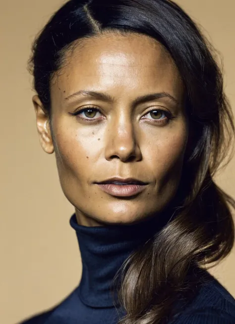 analog style, modelshoot style, A stunning intricate full color portrait of (sks woman:1),wearing a black turtleneck, epic character composition, by ilya kuvshinov, alessio albi, nina masic, sharp focus, natural lighting, subsurface scattering, f2, 35mm, film grain, <lora:locon_thandie_v1_from_v1_64_32:1.3>