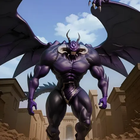 score_9, score_8_up, score_7_up, score_6_up, score_5_up, score_4_up,
side lighting, rim lighting, anime lighting, (highly detailed), (Masterpiece), beautiful details, crisp, chiaroscuro, digital illustration, source_anime, highly intricate details, sharp details, masterwork illustration,
(character is (zorc, zorc necrophades, the great evil god, yugioh, muscles, muscular, red eyes, glowing eyes, slit pupils, colored sclera, teeth, sharp teeth, demon, ((black, purple, ) skin), wings, horns, tail, monster, dragon, evil smirk, invincible, invulnerable, )),
((in the style of the anime Yugioh, )),
((in the style of and art by Chunie, jiandou, darkgem, )),
<lora:ZorcNecrophades:1>