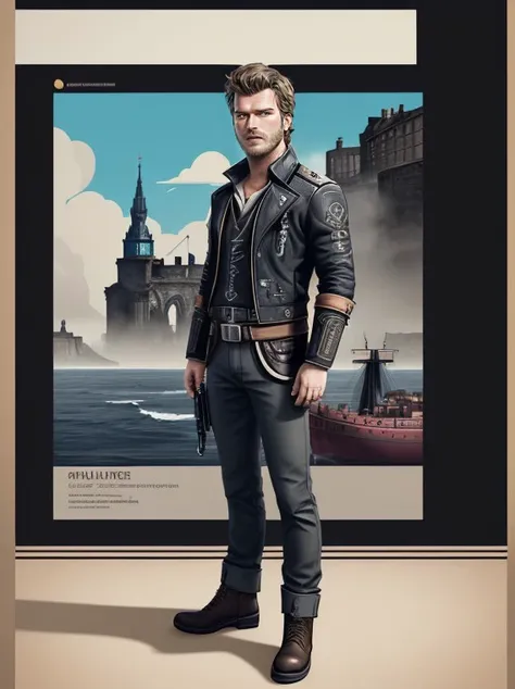 Indie game art,((standing:1.5) kivanc_tatlitug as (ship engineer:1.1),(mid-fade:1.1) ) at (inside:1.2) colonial,(Edinburgh, Scotland:1.3),(skin details:1.2),(skin pores:1.2),Canon 5D,DLSR,50mm,raw format photo,
(clean vector:1.2),<lora:kivanc_tatlitug-000008:0.7>,), (Vector Art, Borderlands style, Arcane style, Cartoon style), Line art, Disctinct features, Hand drawn, Technical illustration, Graphic design, Vector graphics, High contrast, Precision artwork, Linear compositions, Scalable artwork, Digital art, cinematic sensual, Sharp focus, humorous illustration, big depth of field, Masterpiece, trending on artstation, Vivid colors, trending on ArtStation, trending on CGSociety, Intricate, Low Detail, dramatic