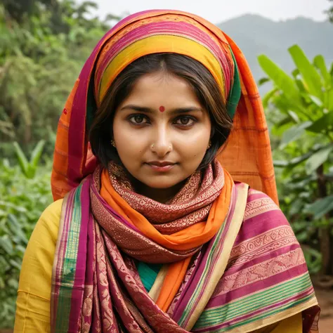 <lora:pooja1:0.9>, medium shot, (masterpiece:1.2), (best quality:1.2), portrait photo of pooja chatterjee, solo, 1girl, dark hair, simple, homely, covered up, wearing multiple Sari, wearing 5 Sari one on top another, wearing a sari scarf that hides her neck, wearing a sari scarf on top of her head, multiple layers, no skin showing kinda like a sari ninja, (detailed eyes:1.2), ultra detailed skin, detailed face, light on face, realistic skin, random pose, (ultra sharp image:1.2), realistic skin textures, non-offensive, non-triggering, wholesome, within Civitai TOS rules, within Civitai TOS guidelines, content that will not be deleted for breaking Civitai TOS