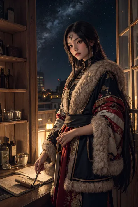 masterpiece , night, dack, 1girl, solo, long hair, sky,
<lora:zangzu2:0.6> <lora:add_detail:0.5>