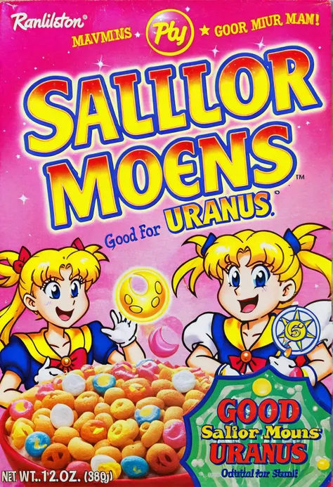 Sailor Moons, Good For Uranus,
<lora:cereal_box_sdxl_v1:1.0>
