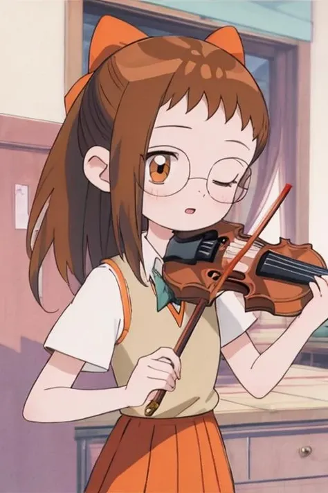 haduki,<lora:0010haduki-000040:1>,1girl,solo,school_uniform,one violin,
