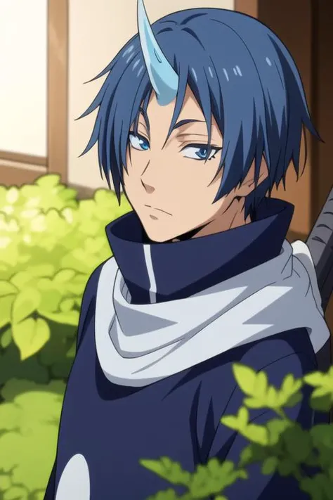 score_9, score_8_up, score_7_up, 1boy, solo, jellal_fernandes, blue hair, black eyes, short hair, tattoo, facial mark, inexpressive, tight Sleeveless turtleneck vest, white jacket, long jacket, standing, hands on pocket, cowboy shot, looking at you, field